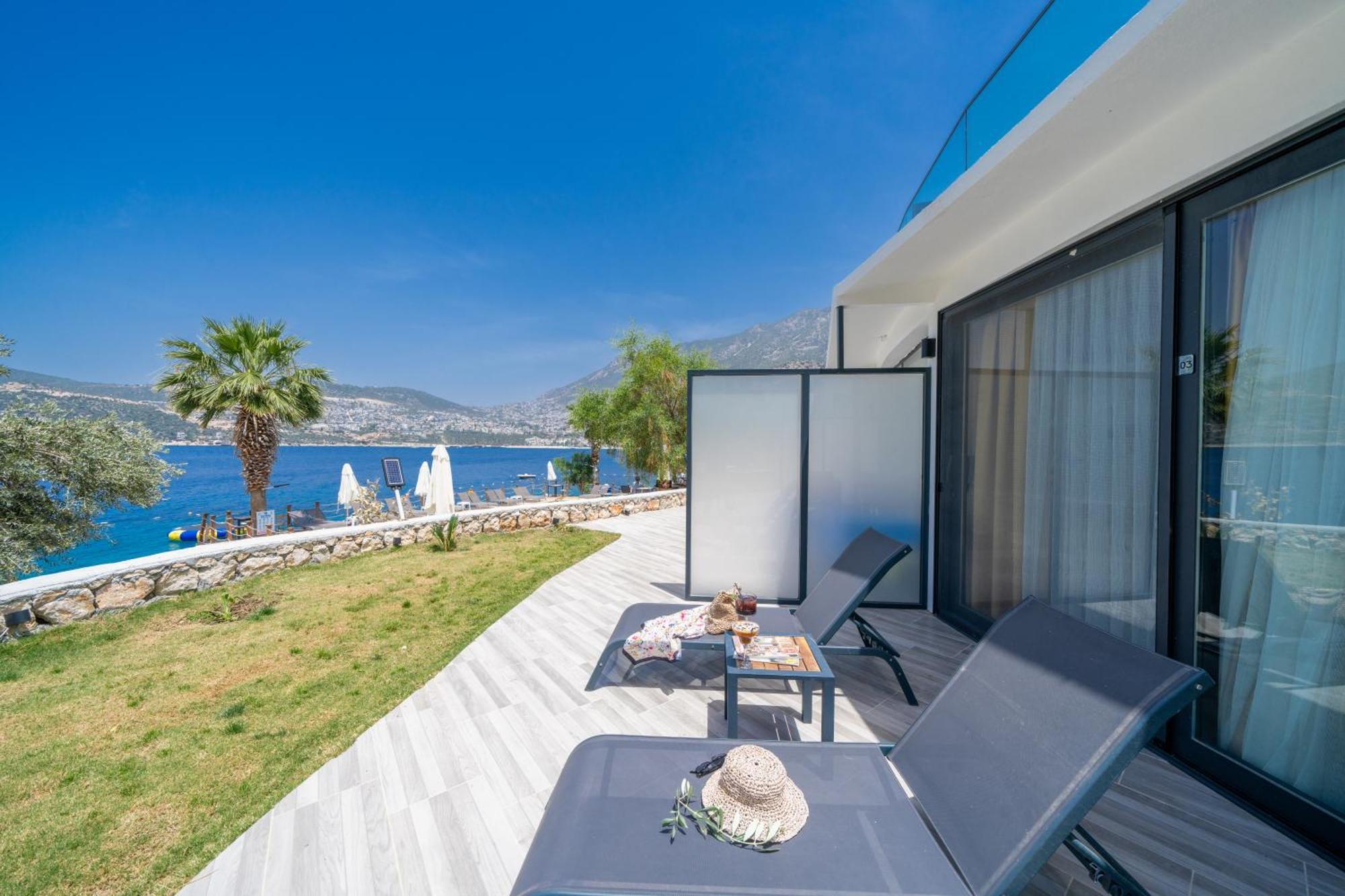 Kalkan Beach Park Hotel 카스 외부 사진